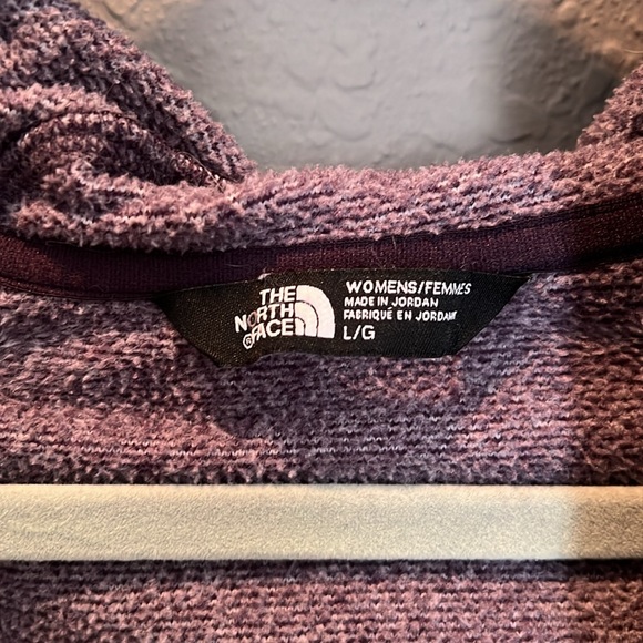 Ladies, purple, lightweight north face hoodie jacket - Picture 3 of 6